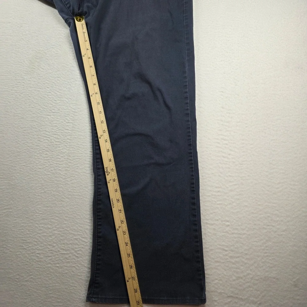 Kirkland Signature Pants Mens 42x30 Dark Gray 5-Pocket Straight Stretch 755774